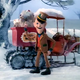 Illustration for article titled Historically Correct Rankin-Bass Model T Snow Flyer